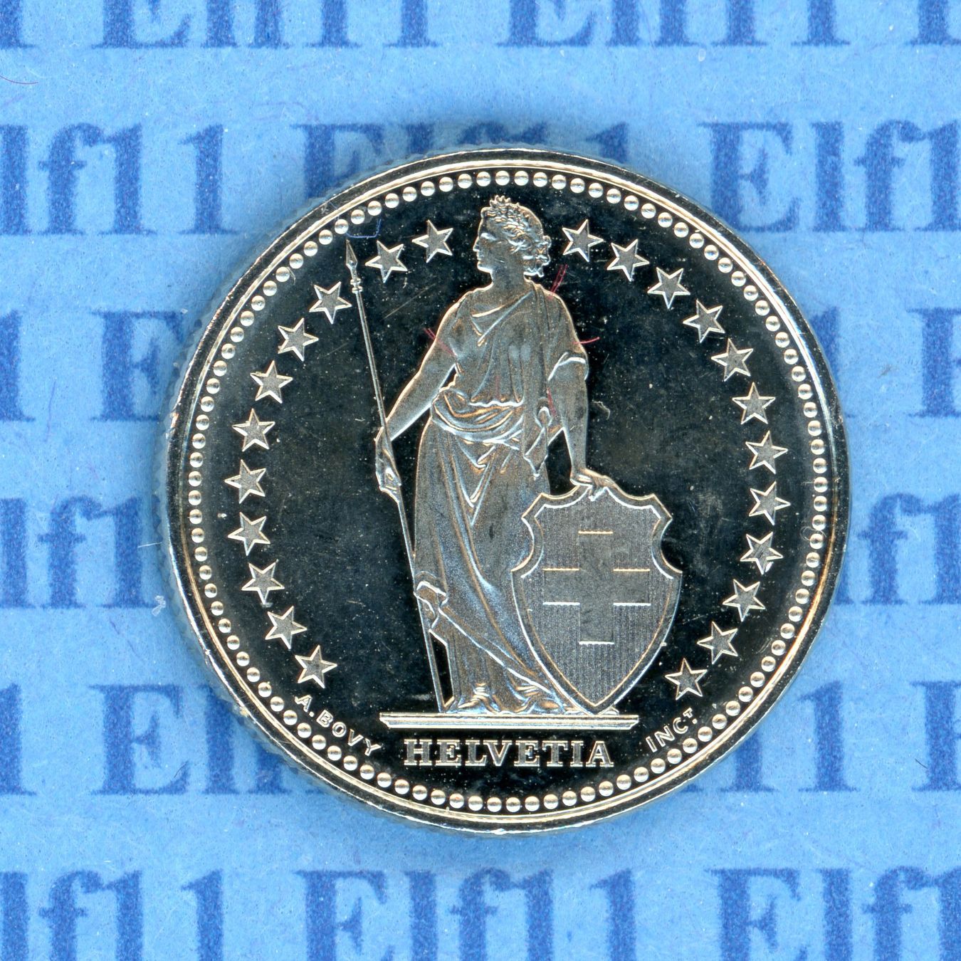 Tutti le monete: CHF___0.50 2019 -unz 50 Rappen – Usato da Widnau venduto da Elf11 1
