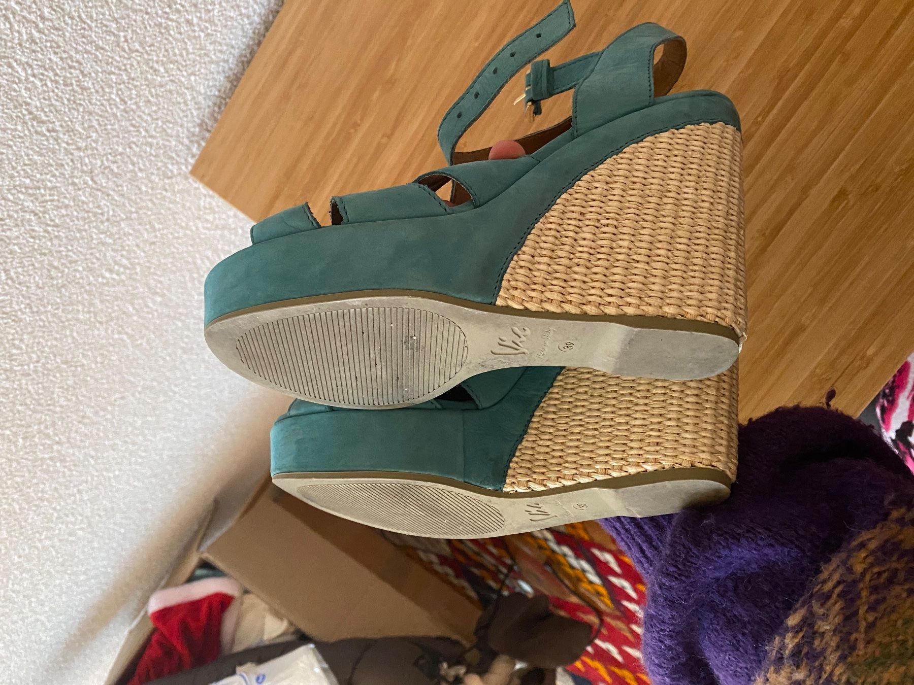Scarpe da donna: sandales estivales compensées taille 39 – Nuovo (secondo la descrizione) da Zürich venduto da pat_rx9j 3