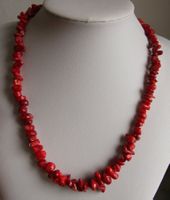 NEU: Pazifik Korallenkette Korallen Collier Koralle Schmuck