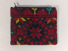 Porte-monnaie fermeture éclair à motifs - 13 x 10 cm