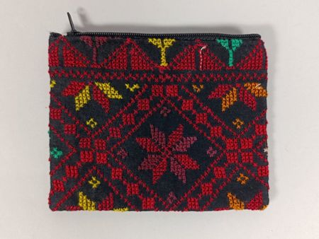 Porte-monnaie fermeture éclair à motifs - 13 x 10 cm