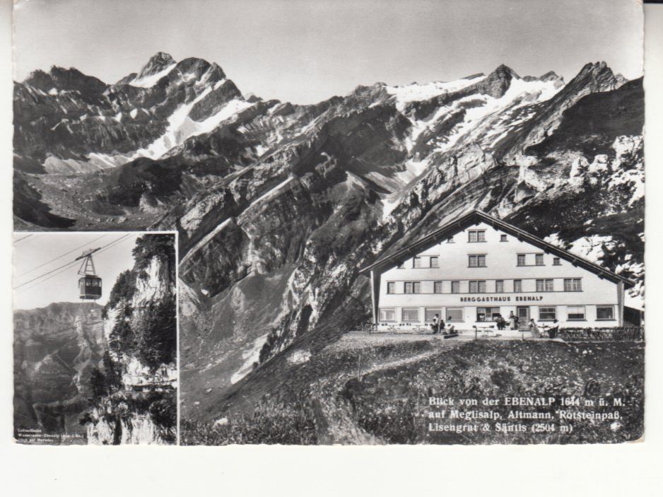 Cartoline postali: Ebenalp 1958 – Usato da Bürglen TG venduto da StampGraf