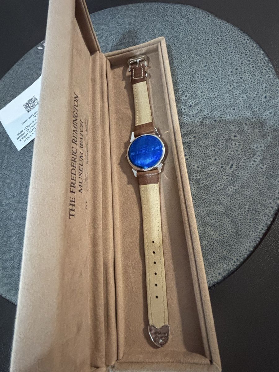 Orologi: Montre the Franklin Mint - Frederic Remington – Nuovo e nell'imballaggio originale da Prangins venduto da Rodard8 3