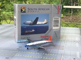 Herpa Wings Douglas DC-4 South African 1:500, neuwertig