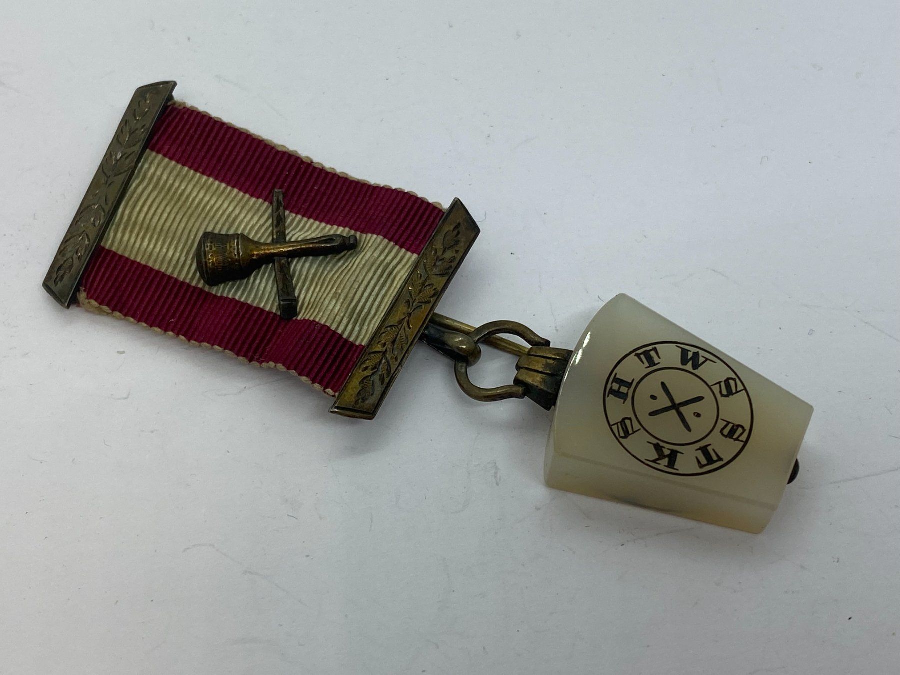 Medaglie: FREIMAURER Abzeichen 80x28mm /// E995 – Usato da Bern venduto da JMsoehne1987