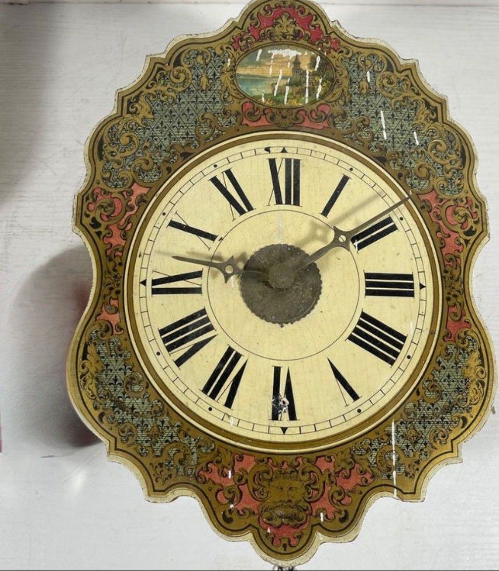 Stand- & Wanduhren: Mécanisme horloge comtoise avec de très belles décorations – Defekt aus Genève von ZeuSatan 1