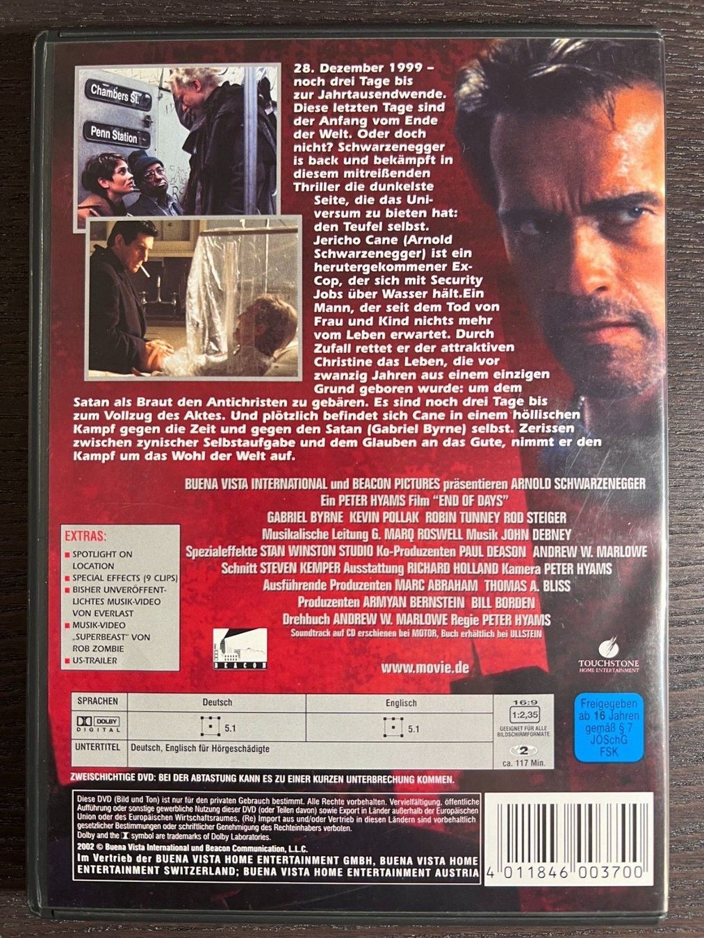 Alle DVDs: End of Days – Gebraucht aus Zürich von FilmFreunde 1