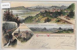 Gruss aus Walzenhausen - Litho 1903