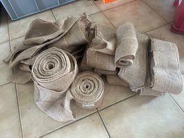 Lot de bande de jute nature / Juteband natur
