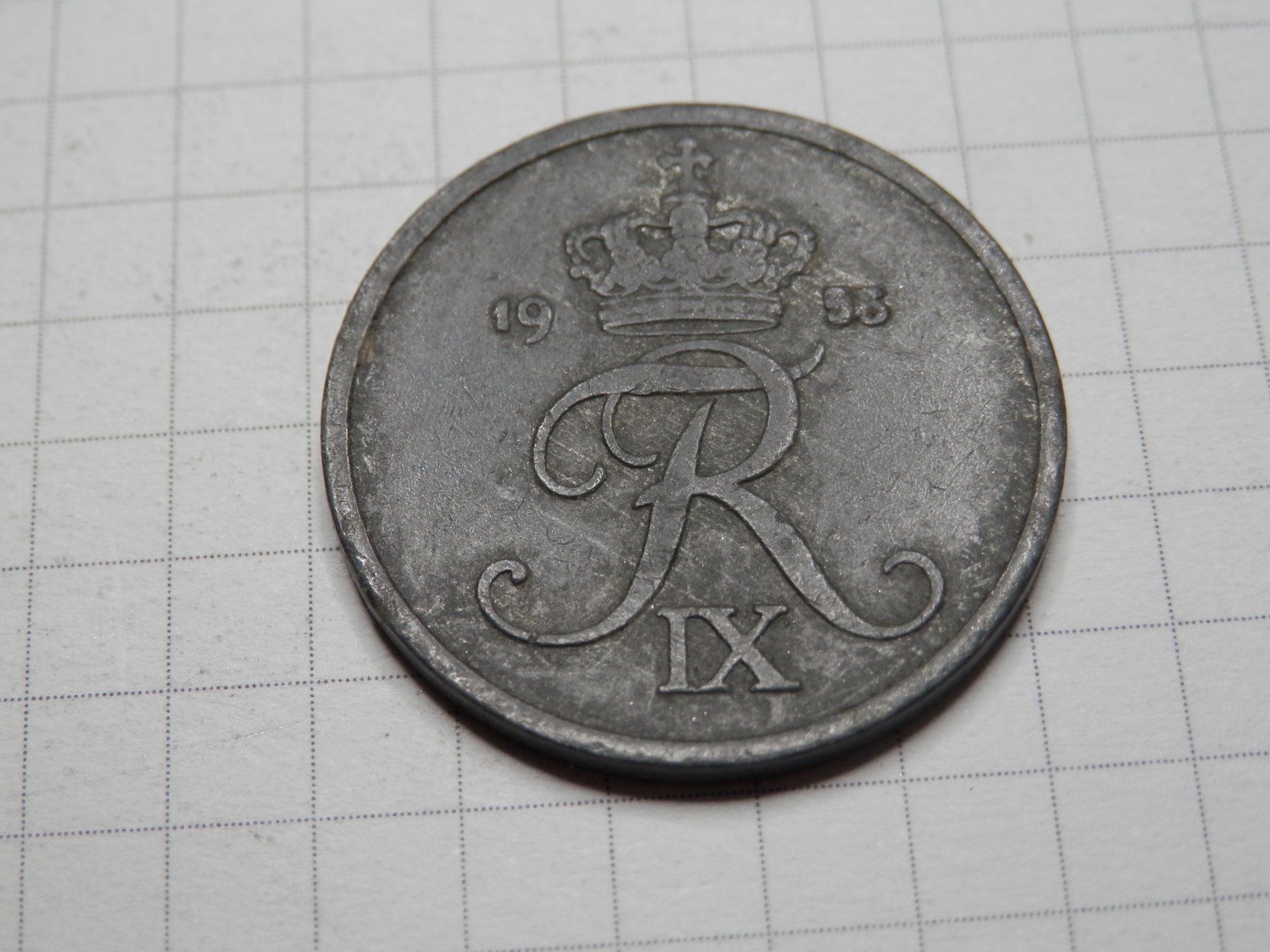 Tutti le monete: Dänemark  2 Öre, 1953 – Usato da Weiach venduto da weiach81