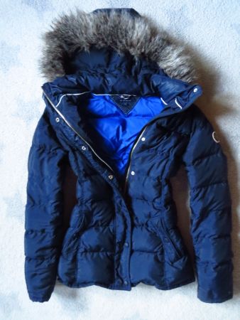 tolle TOMMY HILFIGER Damen Jacke Gr S - mit DAUNEN