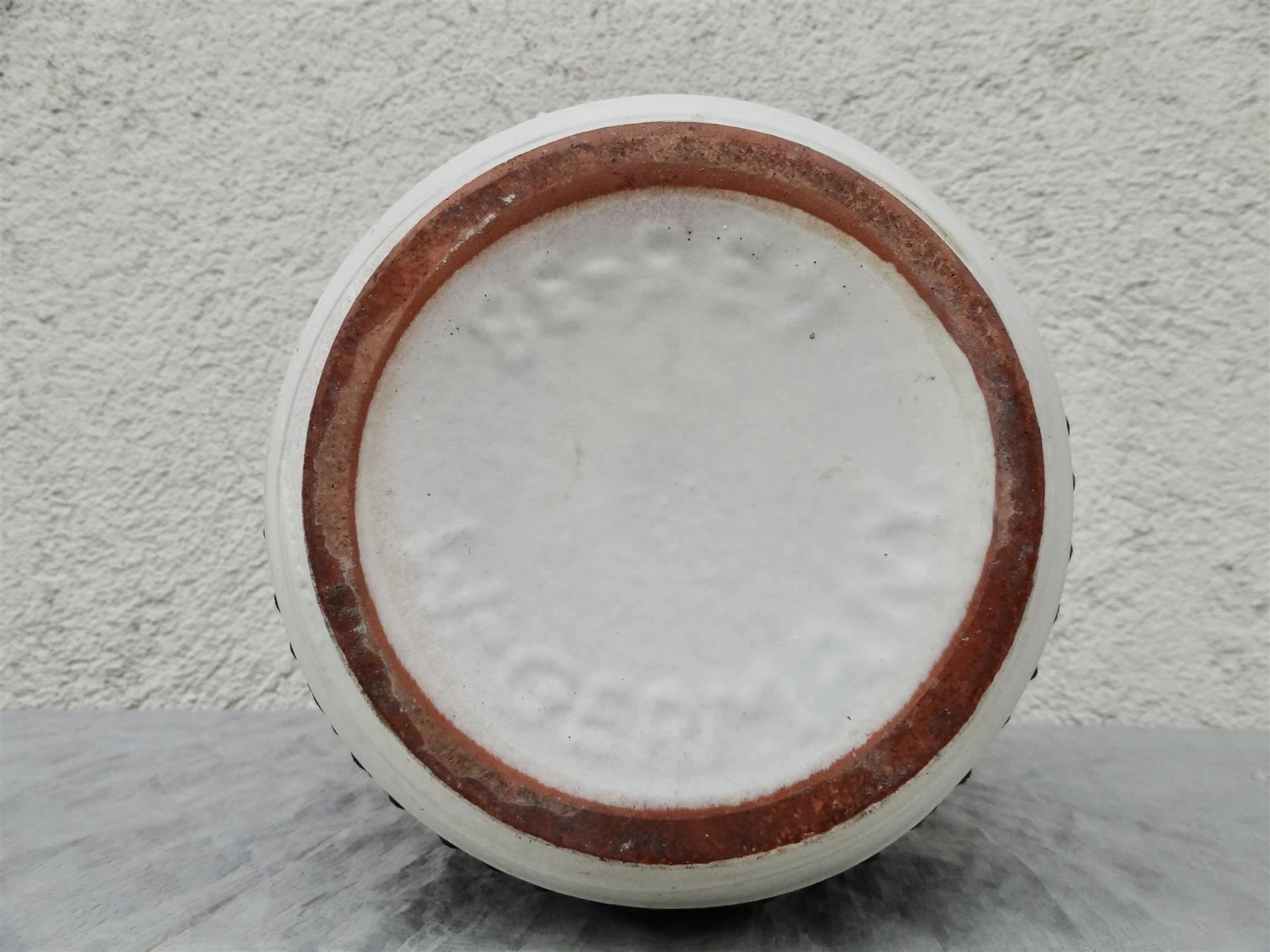 Vasi & Recipienti: Vintage Bodenvase W-Germany Fat Lava Vase – Nuovo e nell'imballaggio originale da Kerzers venduto da zimmergruen 8