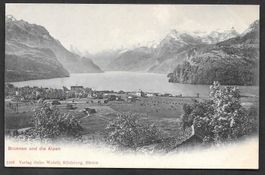 Brunnen und die Alpen