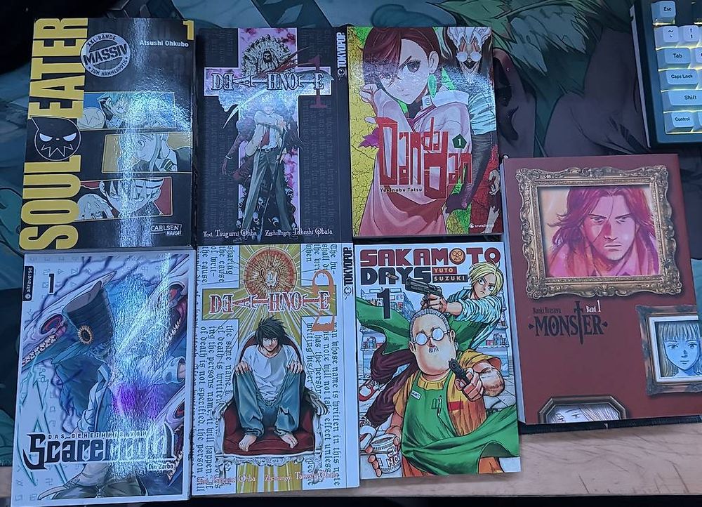 Diverse Manga-Bände Deathnote Monster Dandadan etc (Gebraucht) in ...