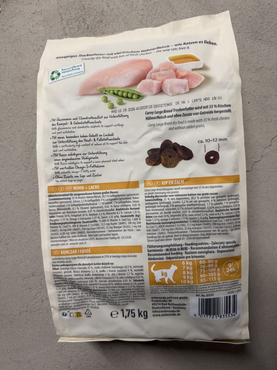 Futter: Katzenfutter Animonda Carny – Neu und originalverpackt aus Wettingen von m_b_mwg9 2