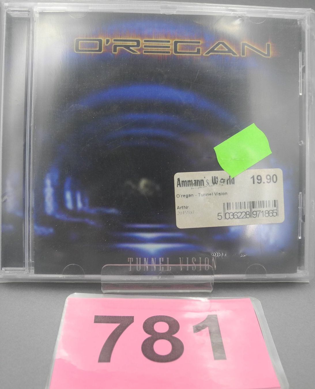 CD: CD O'regan "Tunnel Vision", Nr. 781 – Nuovo (secondo la descrizione) da Kottwil venduto da Crazyrolf