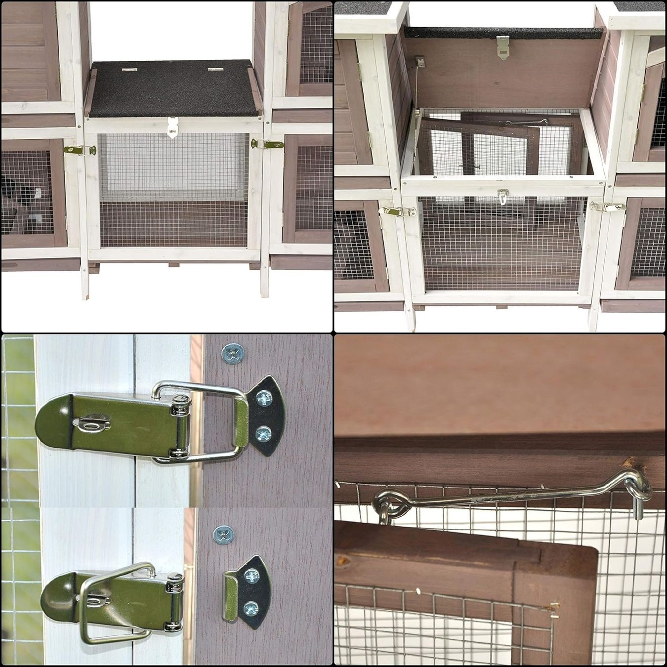 Gabbie, trasporto & Sicurezza: Doppel Hasenstall Kombi 280x50x104 cm – Nuovo e nell'imballaggio originale da Bottighofen venduto da zaap 6