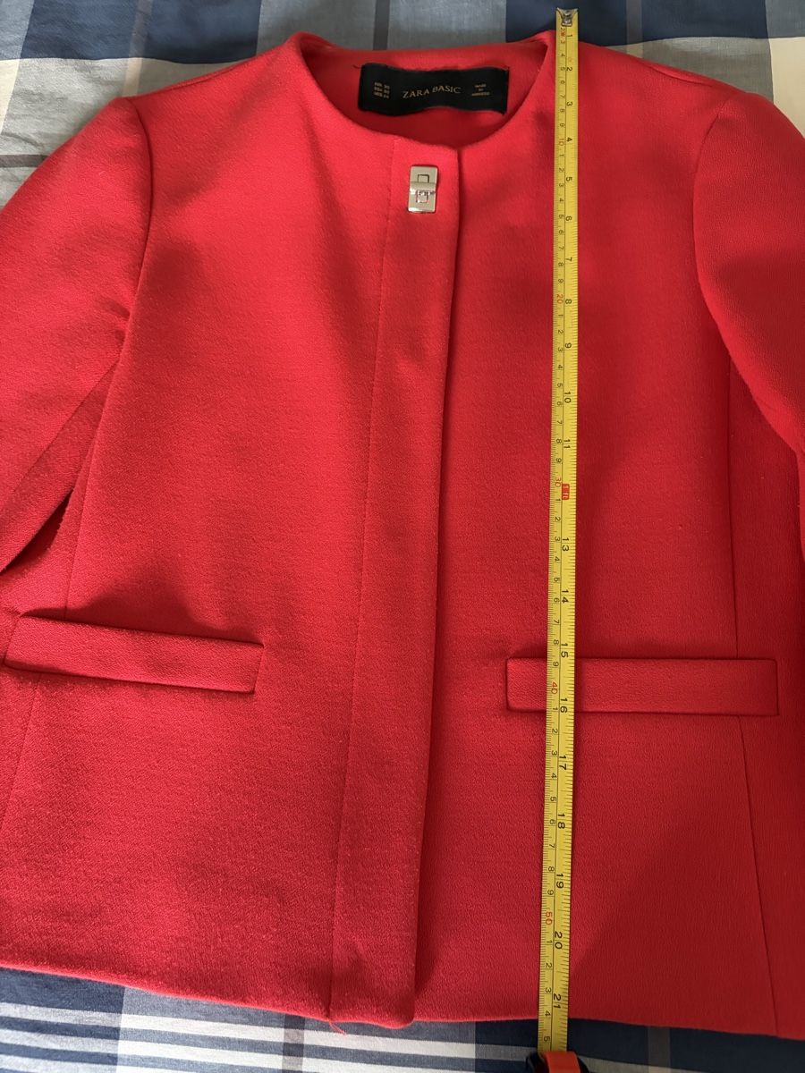 Zara Giacche: Zara red jacket, size XS – Usato da Zug venduto da digalvao 5