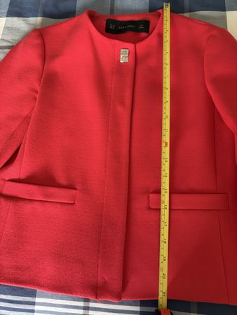 Zara red jacket, size XS