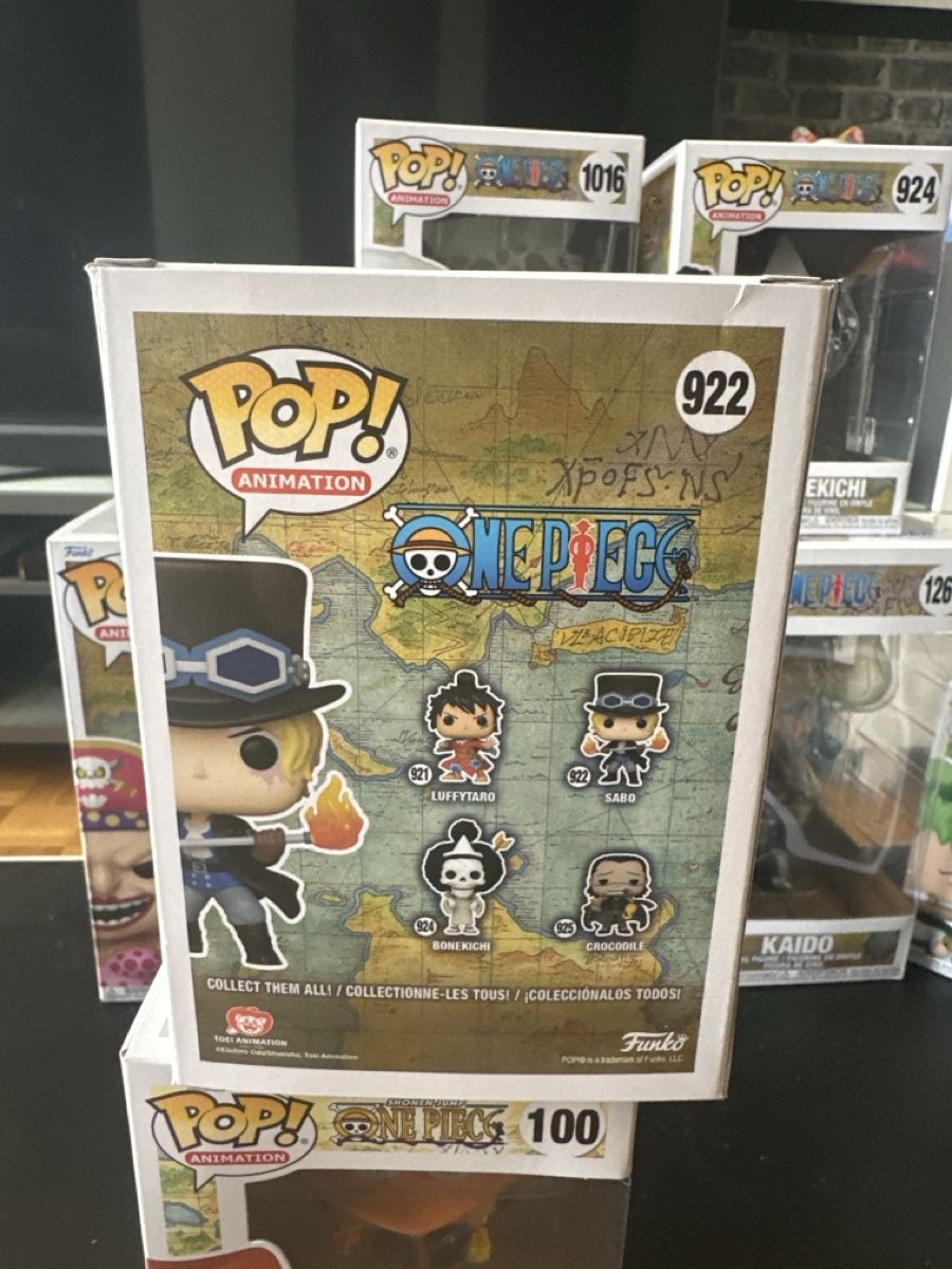 Funko Statuette: Figurine Pop Animation One Piece Sabo 922 neuve – Nuovo e nell'imballaggio originale da Genève venduto da Frippop 2
