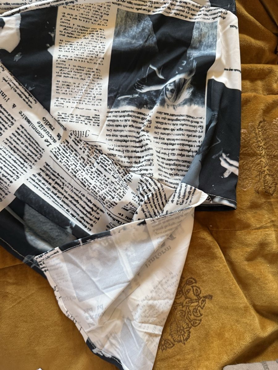 Vestiti: Sommerkleid mit Zeitungsmuster, Grösse M – Nuovo e nell'imballaggio originale da Dotzigen venduto da White_Warrior 6