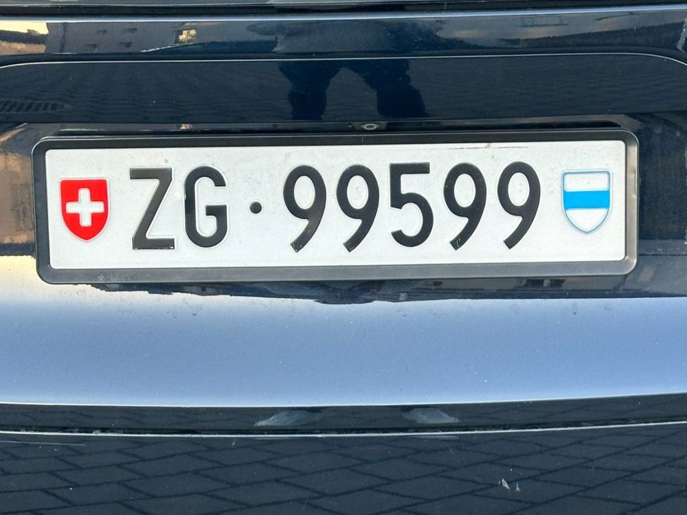 Autonummer ZG 99599 Kontrollschild 1