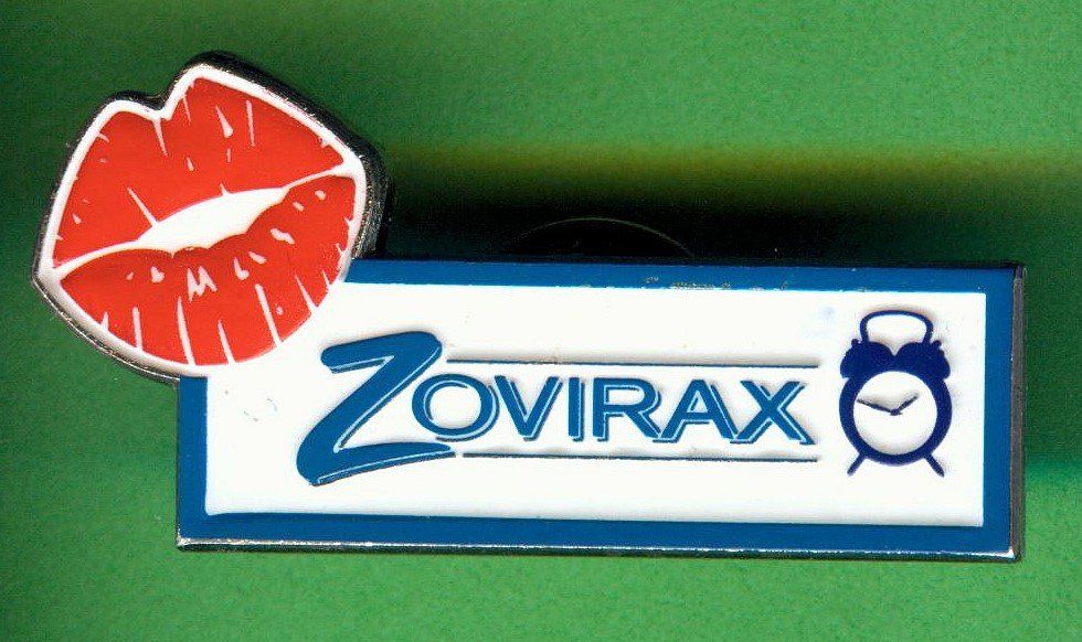 Plaketten & Abzeichen: ZOVIRAX  Hautcreme – Gebraucht aus Winterthur von Sammleroase