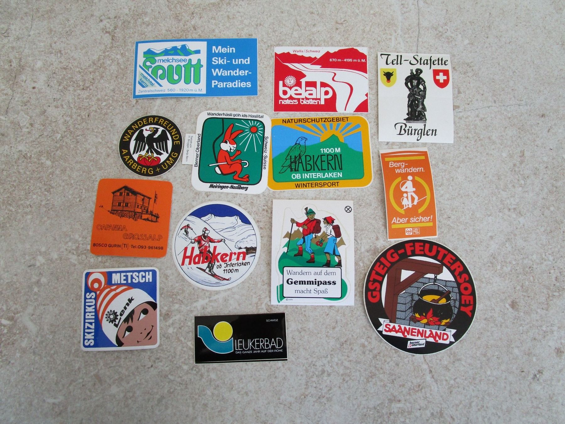 Sticker: Bergstationen Aufkleber – Usato da Grenchen venduto da Uhus15 2