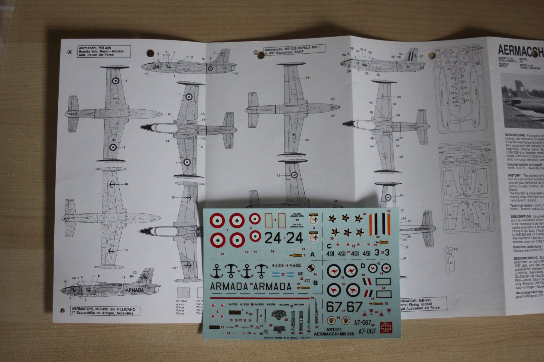 Kit di modellismo & Modellini statici: Modell 1:72 - Aermacchi MB-326 von Supermodel – Nuovo (secondo la descrizione) da Koppigen venduto da F4Fan 3