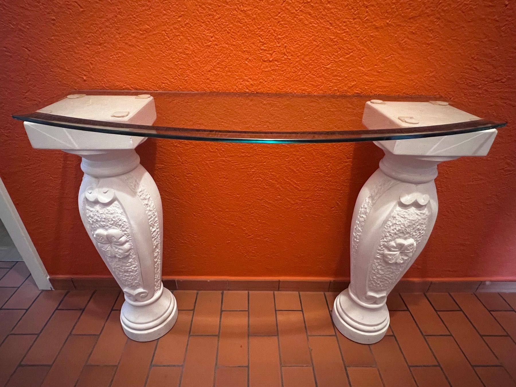 Tavoli: Pietra Leccese original Konsole mit Glasplatte – Usato da Oberengstringen venduto da Cici7 3