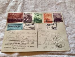 Aviation carte Autriche 1937