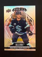 Matty Beniers 2022 Allure Rookie Seattle Kraken