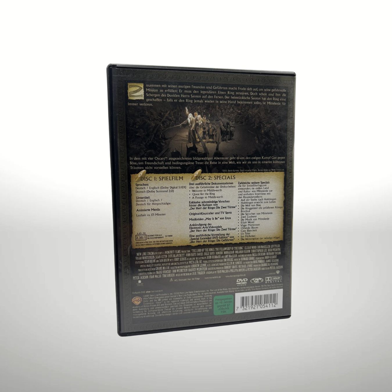 Tutti i DVDs: DER HERR DER RINGE - DIE GEFÄHRTEN – Usato da Rickenbach SO venduto da steinerhome 1