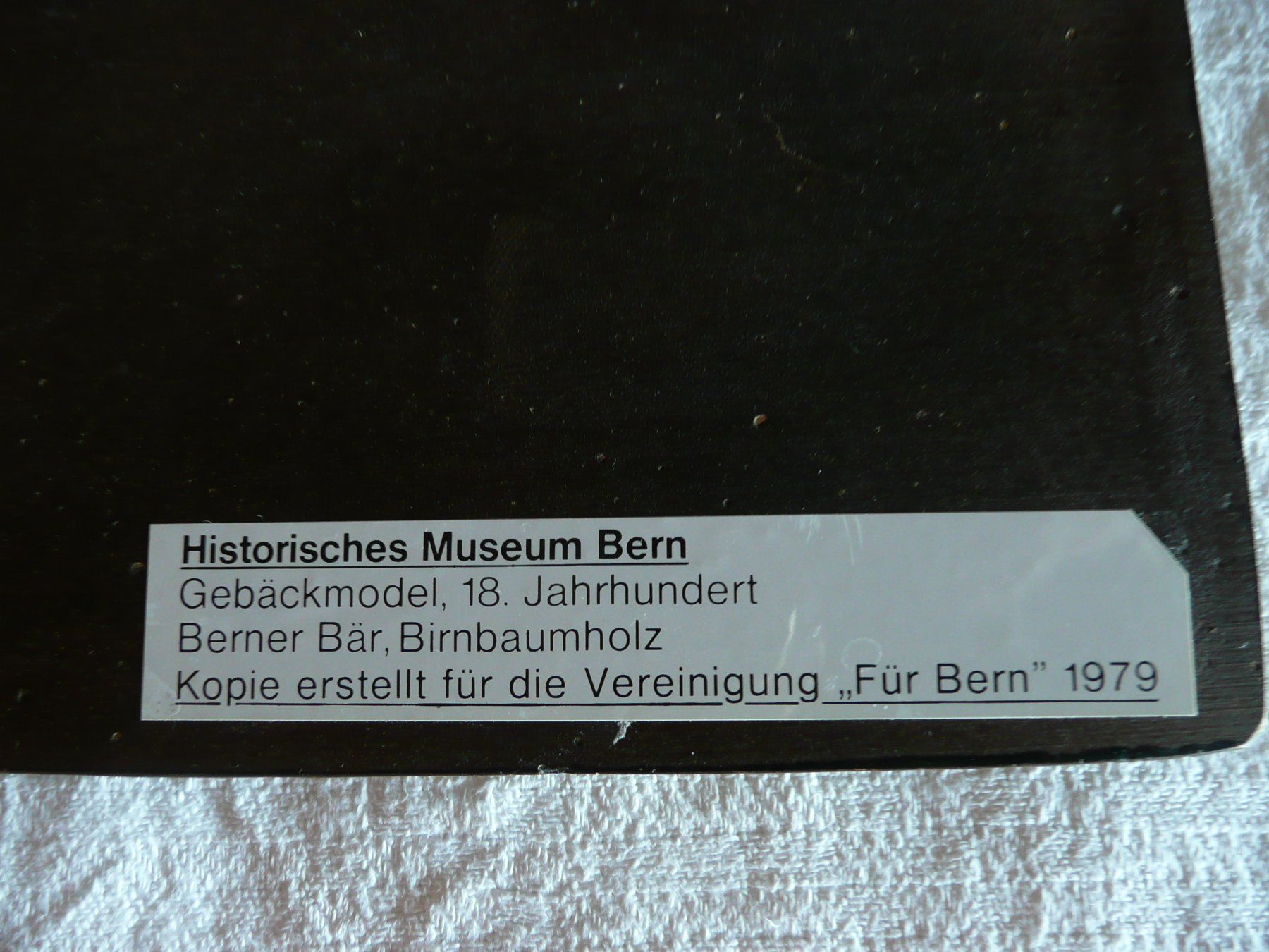 Backformen: Gebäckmodel Berner Bär nach Vorlage 18. Jh. BHM Bern – Gebraucht aus Meikirch von Bazooka07 1