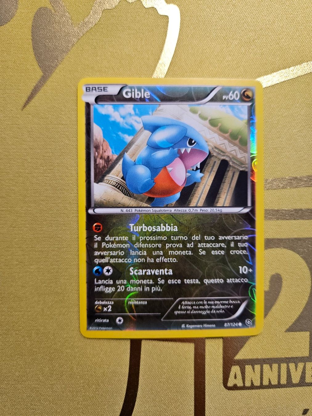 Pokémon Carte collezionabili: Dragons Exalted - Gible – Usato da Bellinzona venduto da Pokemarco