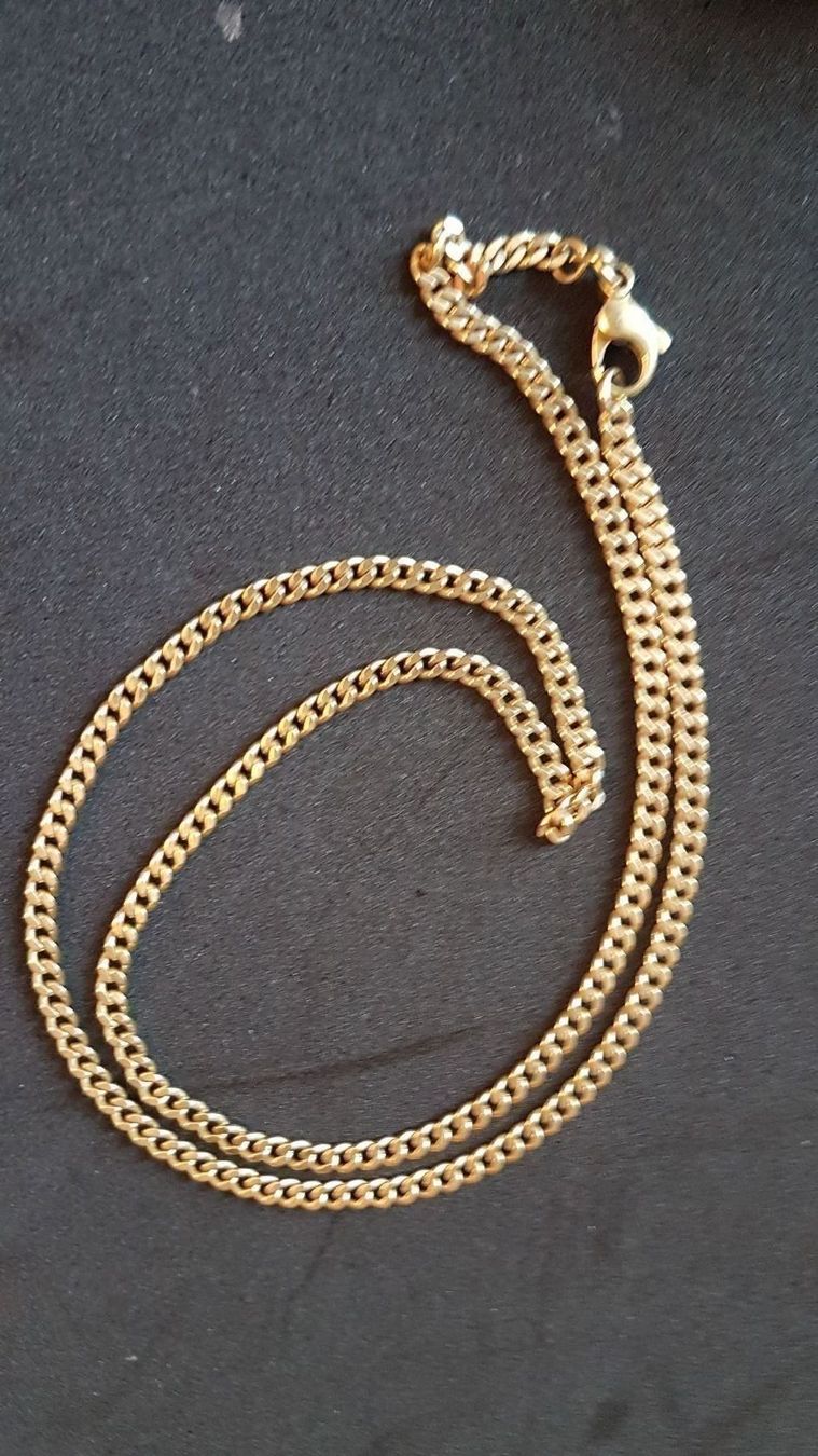 Catenine: Edle, sehr stabile Panzerkette – Nuovo (secondo la descrizione) da Unterägeri venduto da Altgoldschmuck 2