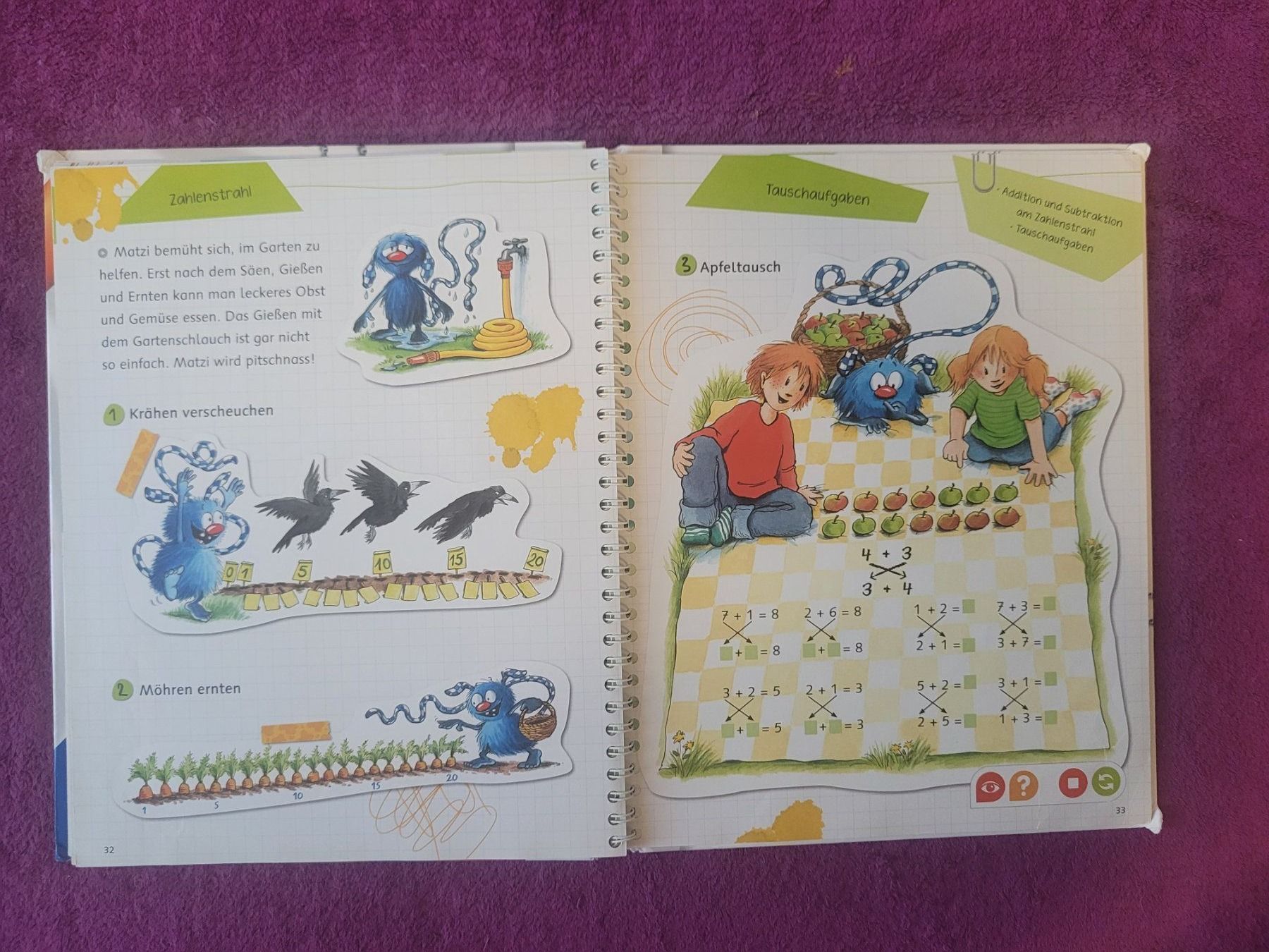 Bücher: tiptoi Buch - Mathe 1. Klasse – Gebraucht aus Müllheim Dorf von Seeeule01 7