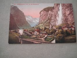 AK - Lauterbrunnen mit Staubbach - 1917
