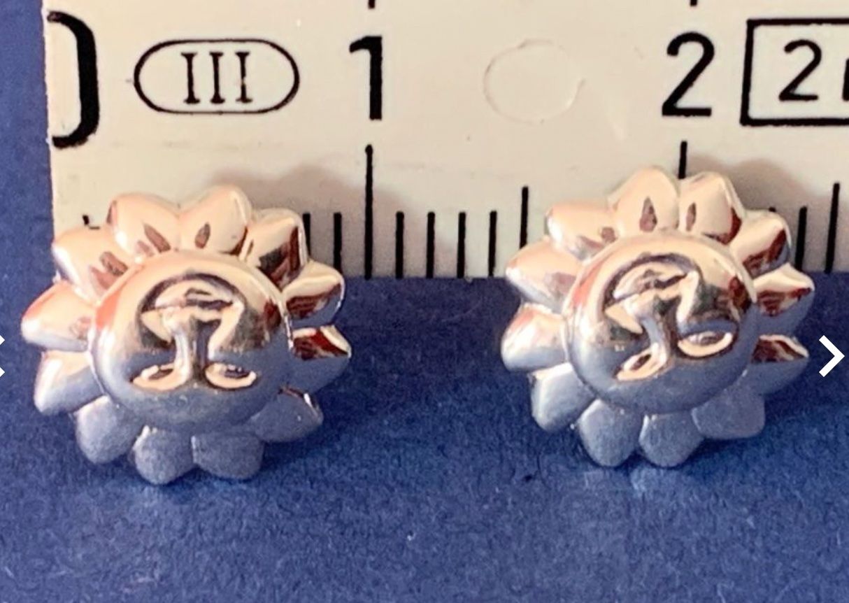 Orecchini pendenti & Orecchini a lobo: Sonnen Ohrstecker silber! Sun – Usato da Dittingen venduto da Bellevista 3