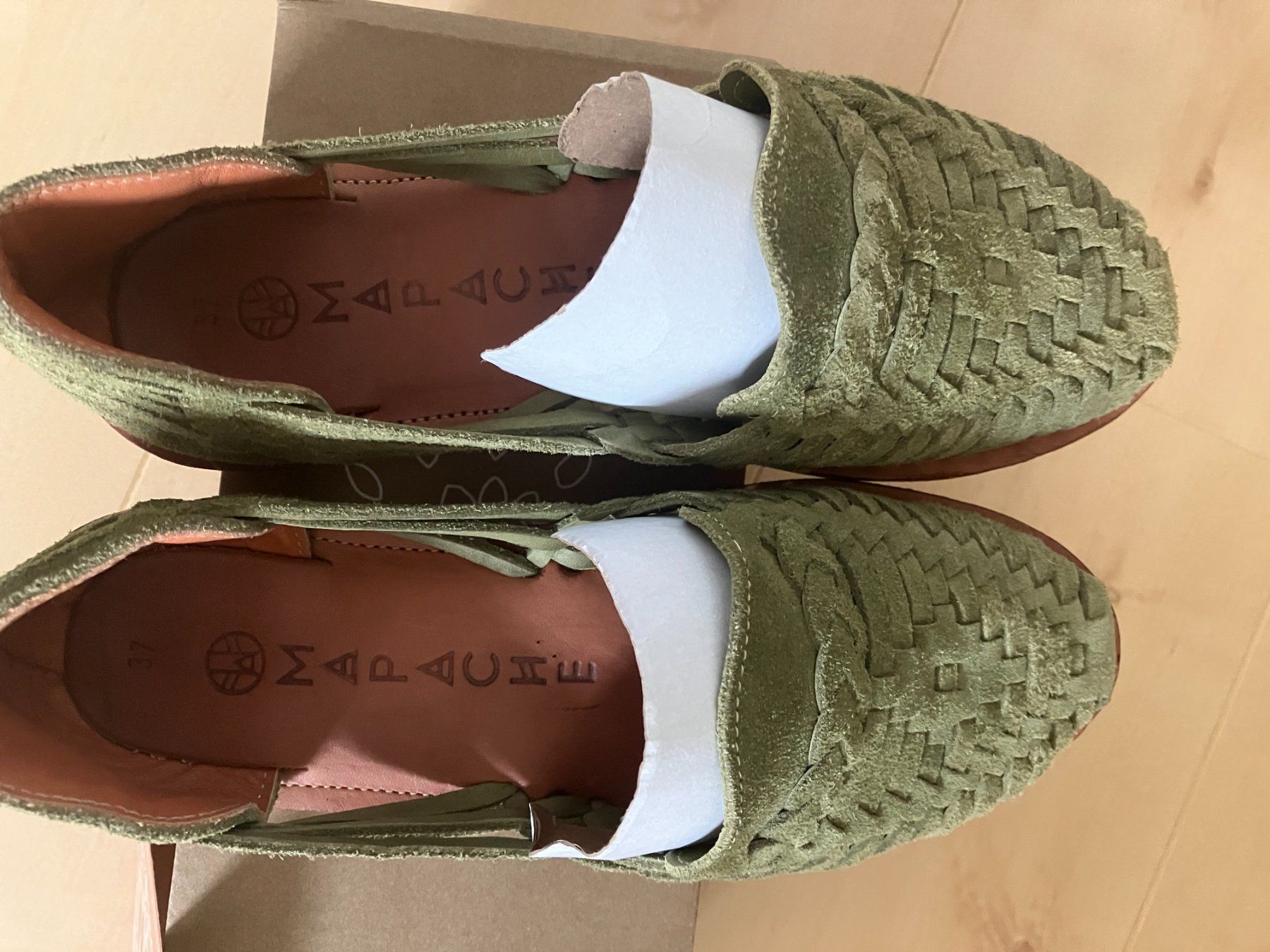 Scarpe da donna: MAPACHE Schuhe, Gr. 37, Olivgrün – Usato da Baden venduto da jcm_9dkf 5