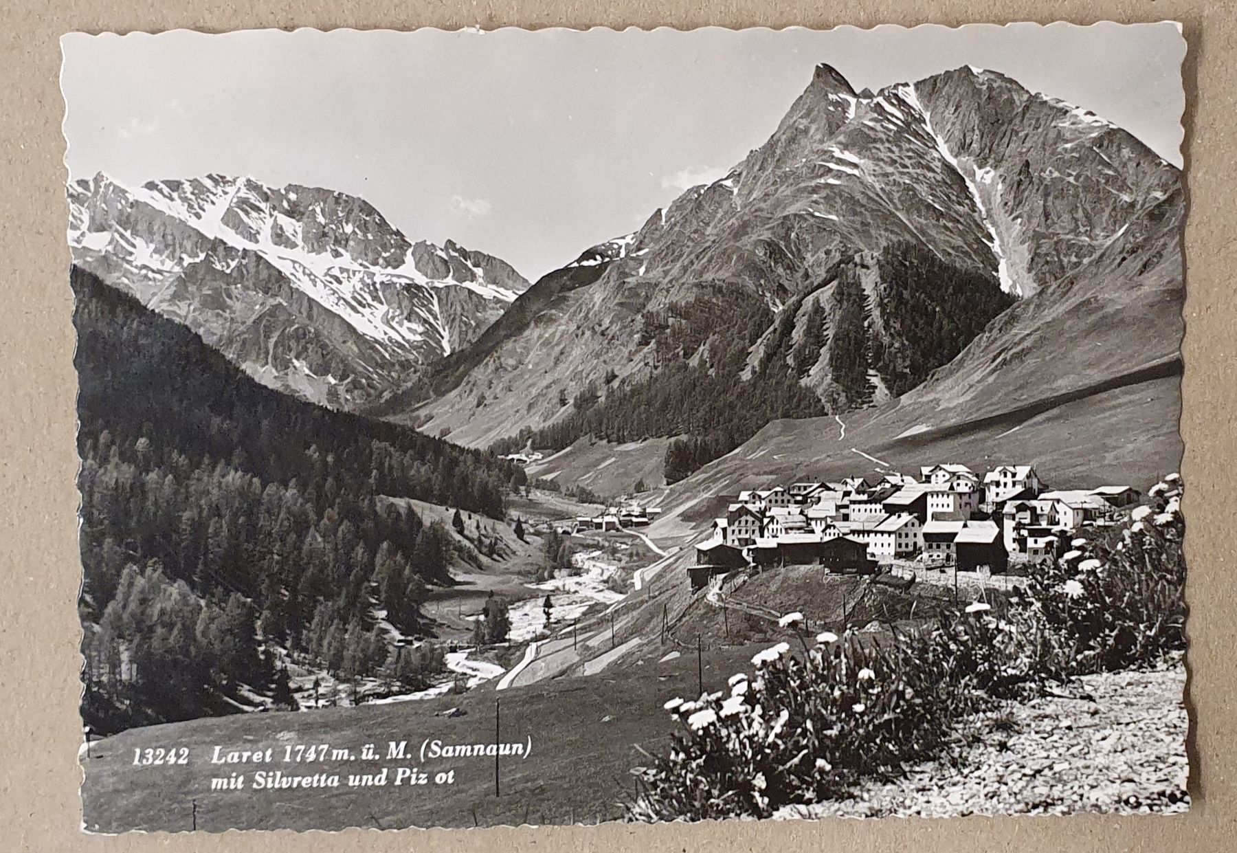 Ansichtskarten: 5 Ansichtskarten Samnaun 1959 – Gebraucht aus Kreuzlingen von Rschweiz1 5
