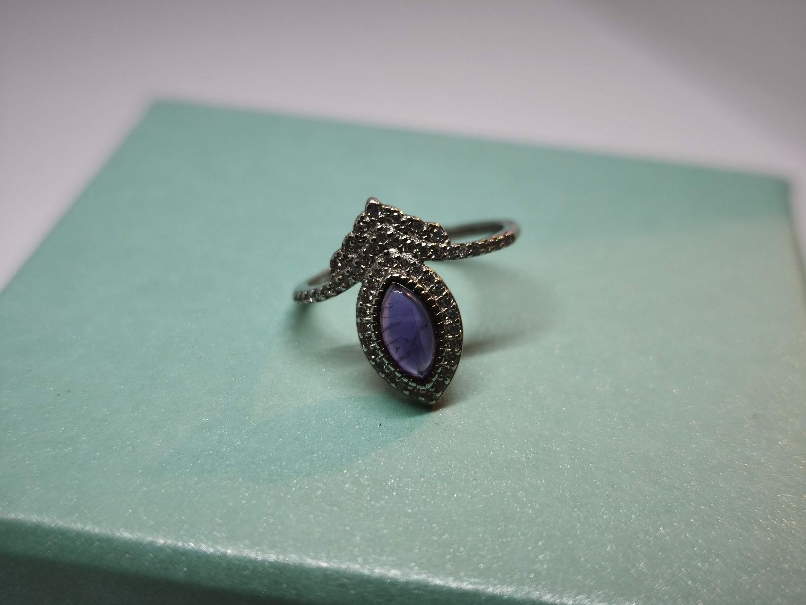 Anelli: Amethyst Ring 925 Silber Gr. Verstellbar NEU – Nuovo (secondo la descrizione) da St. Gallen venduto da GIULESGG 7