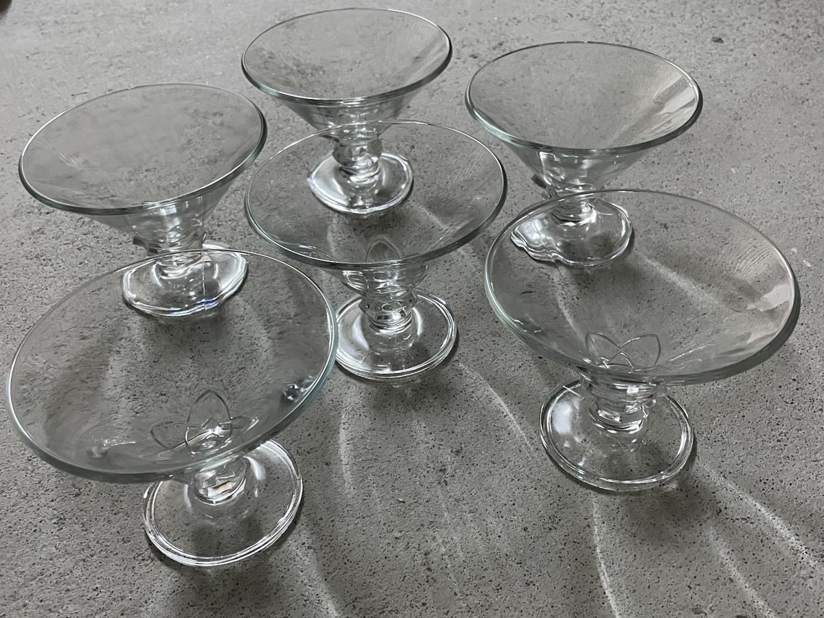 Bicchieri: 6x Dessertgläser / Eisbecher – Usato da Wil SG venduto da man_jcm5