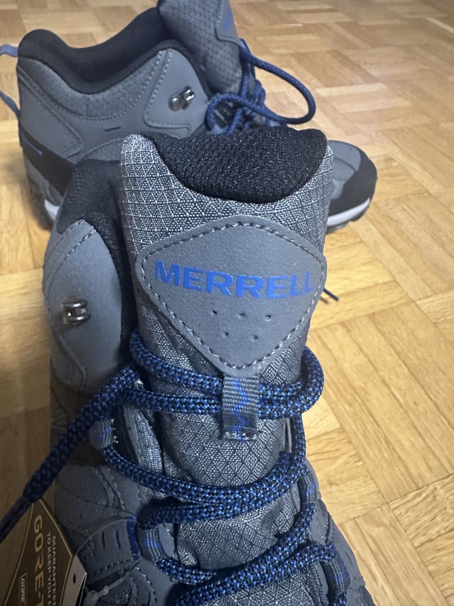 Merrell Scarpe da uomo: Merrell Accentor 3 Sport Mid Goretex, Trekkingsch, grau, 45 – Nuovo e nell'imballaggio originale da Neuchatel venduto da feta_ze 7
