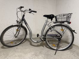 BODENSEE SPORT Damenrad / Citybike Tiefeinsteiger (mit Korb)