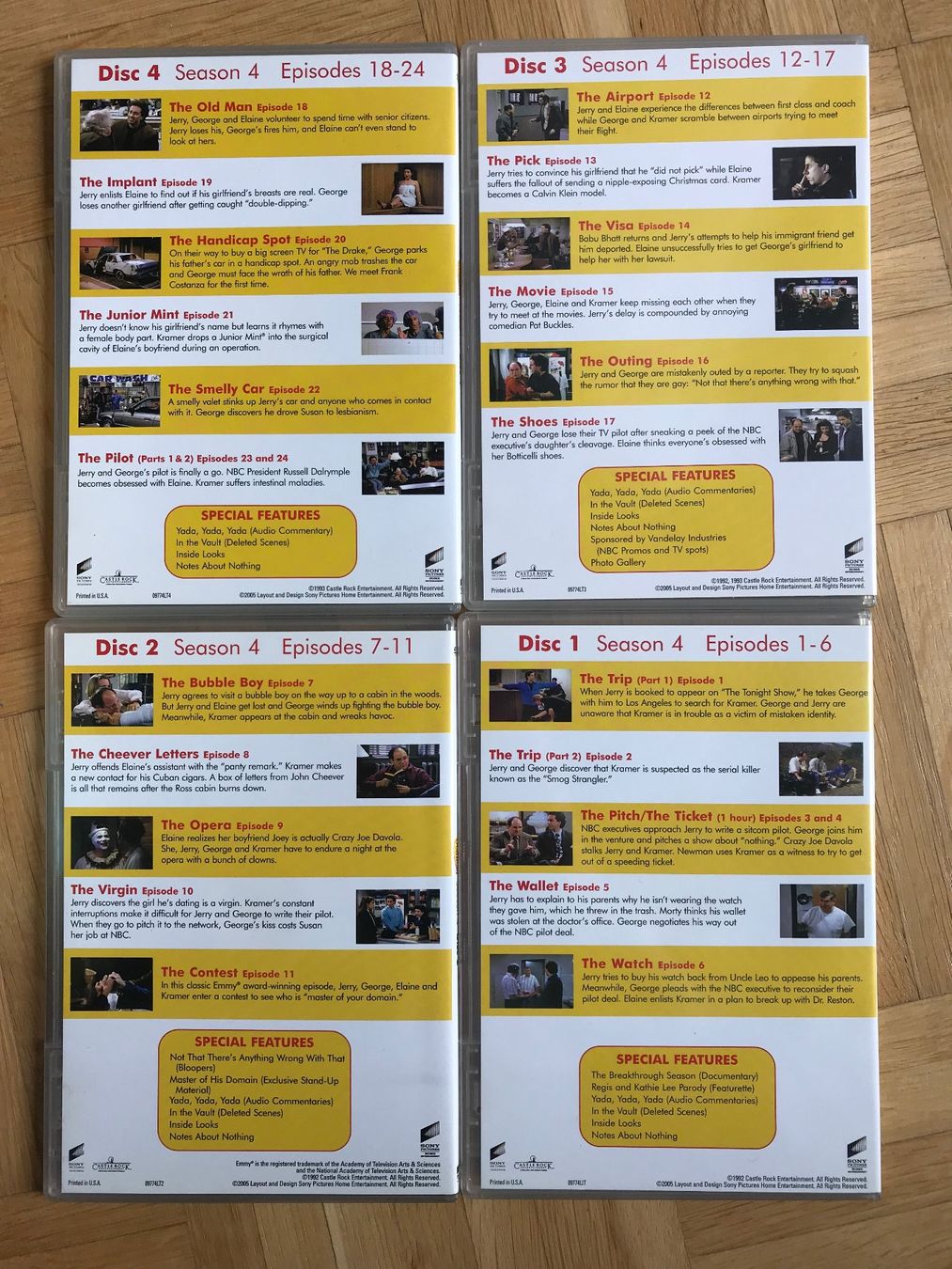 Tutti i DVDs: Seinfeld - Season 4 - DVD – Usato da Zürich venduto da Malcom 3