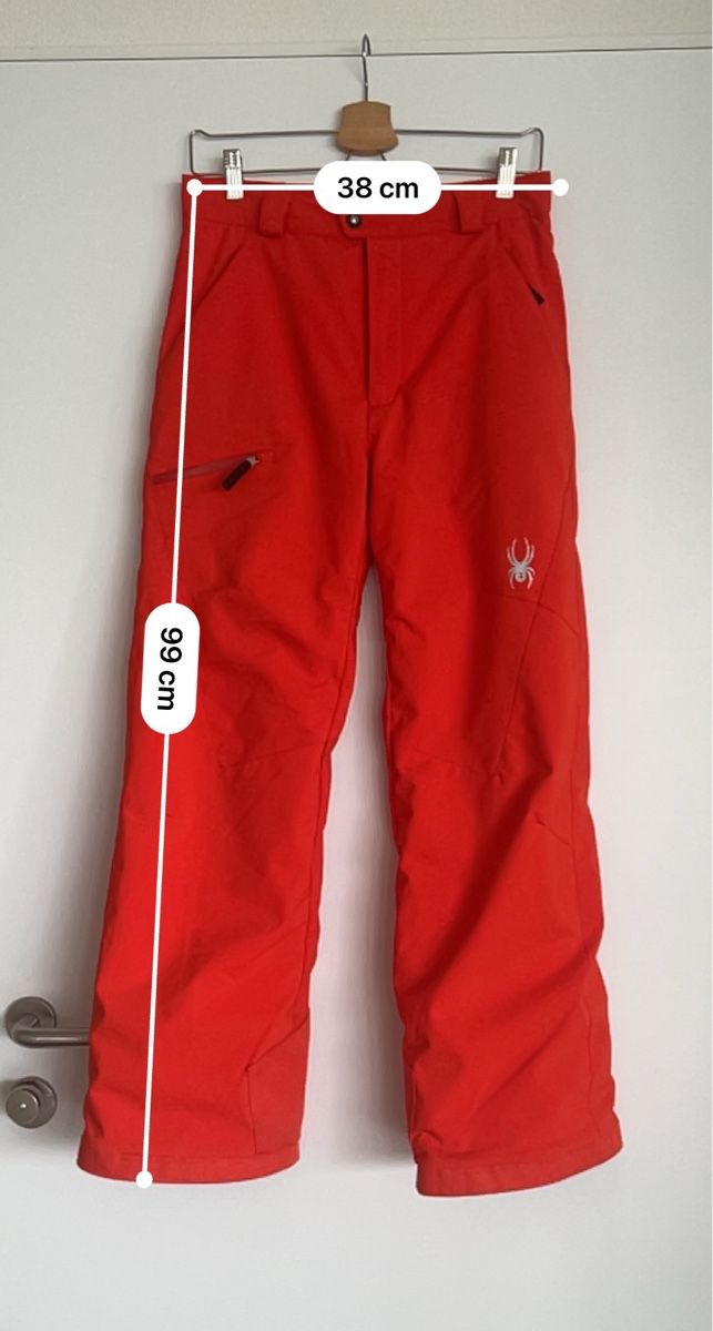 Sci: Pantalon ski Spyder rouge taille 16 ans – Usato da Morges venduto da Igp10 5