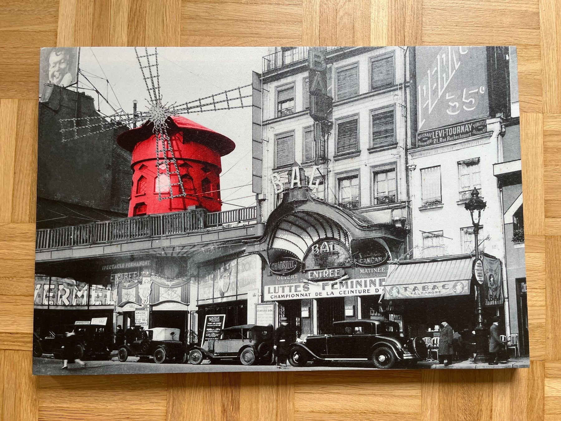 Dipinti: Paire de cadres Moulin Rouge – Usato da Evilard venduto da Typtom 2