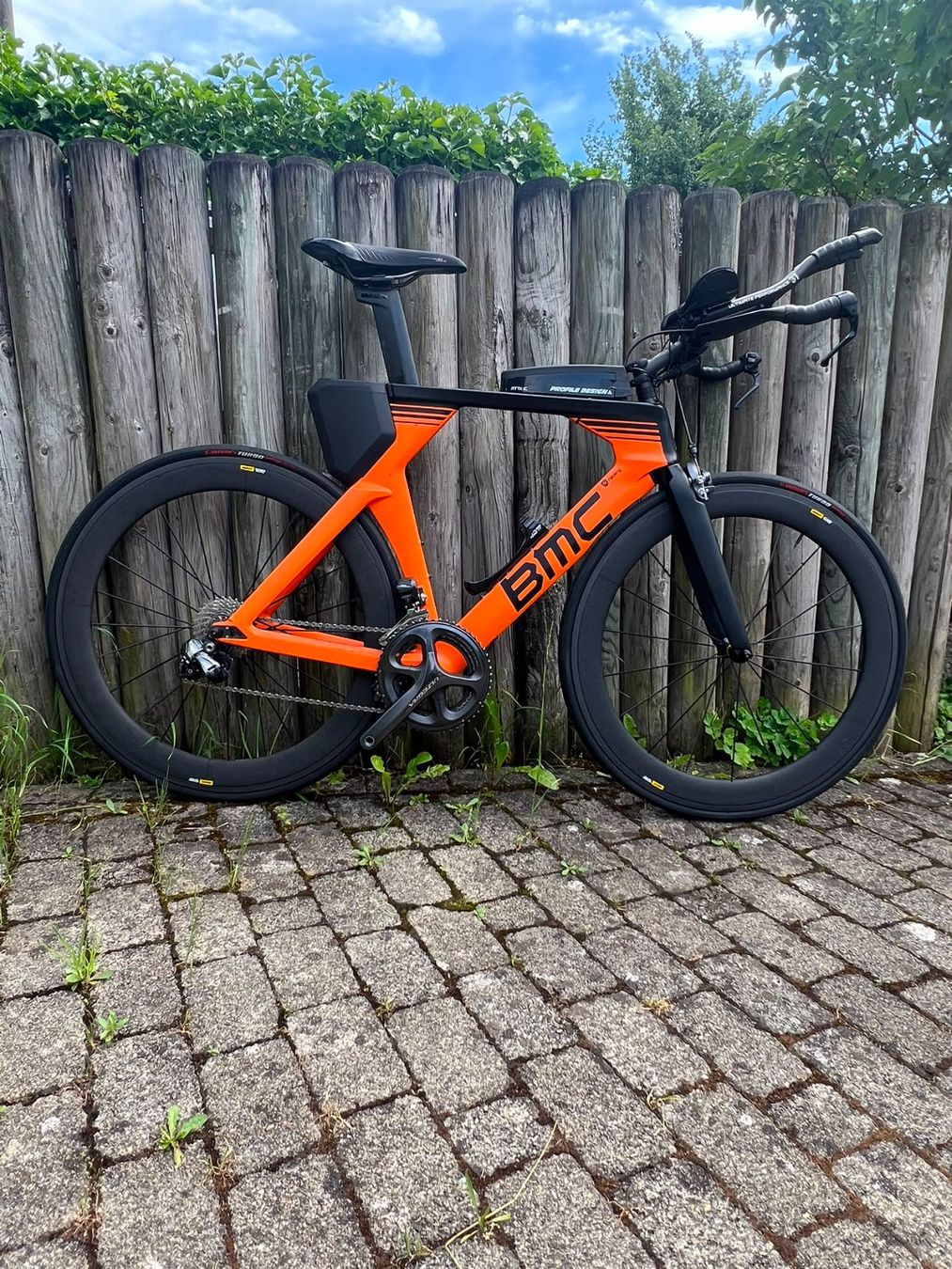 BMC Biciclette: BMC timemachine TM02 Ultegra Di2 orange – Usato da Hettlingen venduto da lou_c27x