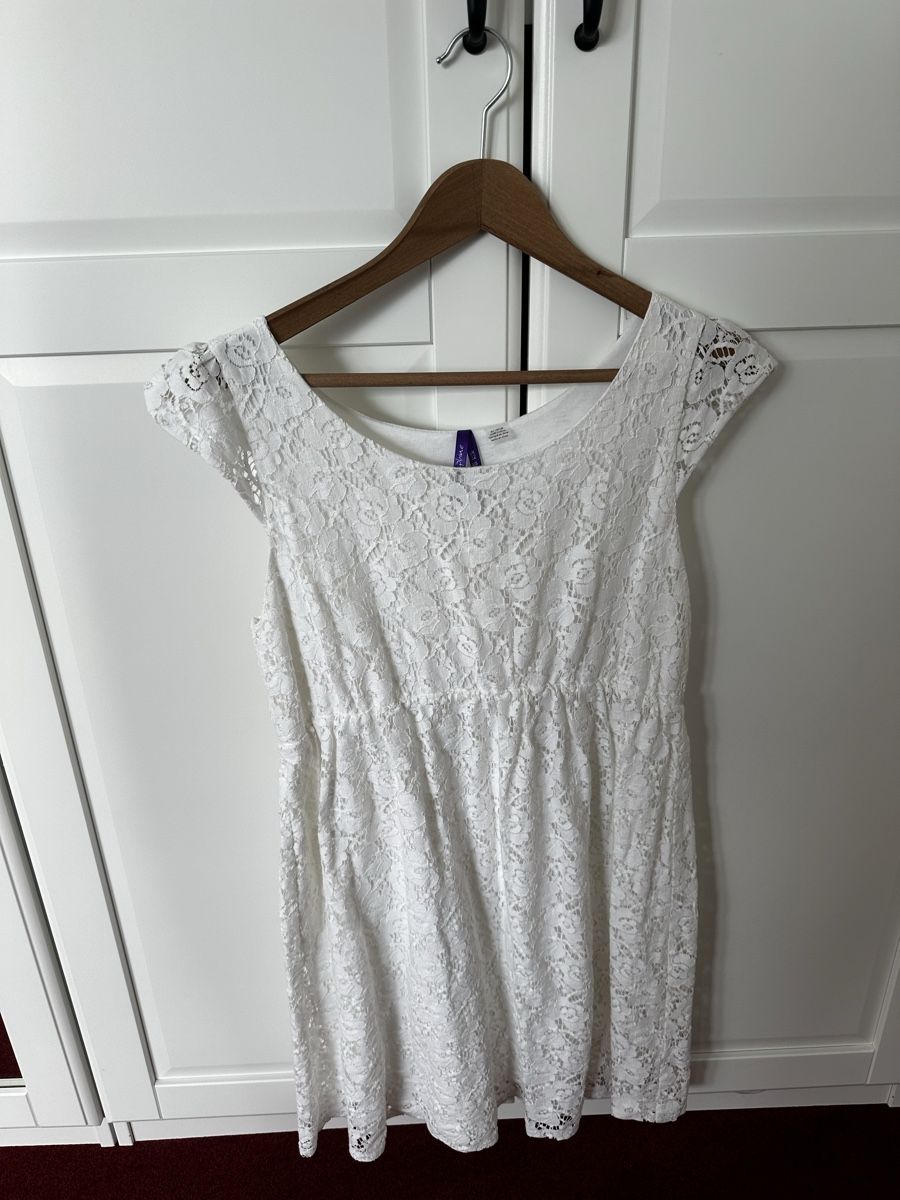 Kleider: Umstandkleid Seraphine weiss Gr. 38-40 – Neu (gemäss Beschreibung) aus Dübendorf von DR9011 2